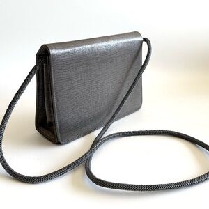 Stuart Weitzman Evening Bag in Metallic Gray